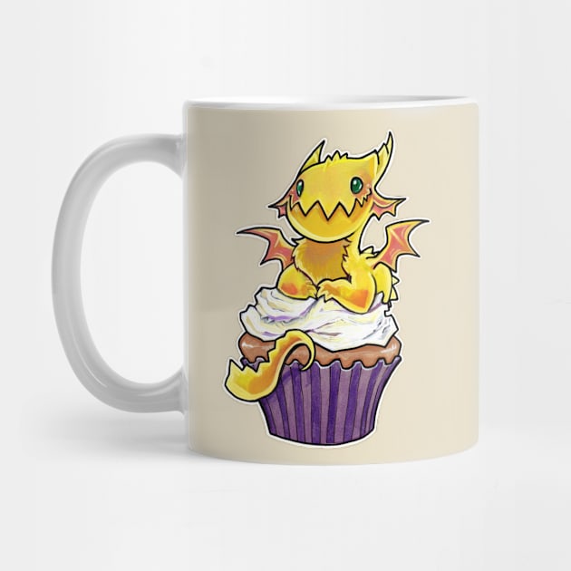 Cupcake dragon vanilla sunshine by BiancaRomanStumpff